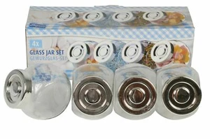 Tarros de almacenamiento de especias y hierbas de vidrio para paquetes de cocina de 4/8/12/20 - Imagen 1 de 6