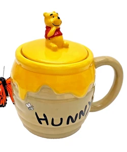 Disney Winnie The Pooh Lidded Ceramic Mug - Picture 1 of 16