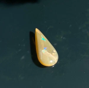 3.75 CT Fire Australian Opal Gemstone, Top Quality Loose Cabochon 21x9x3 mm. - Picture 1 of 11