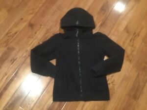 LULULEMON ivivva scuba hoodie size 12 in black