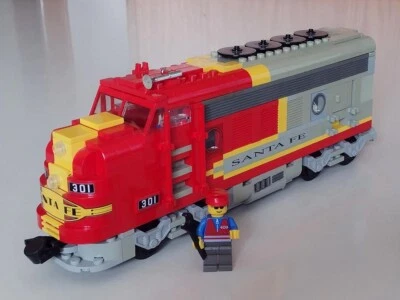 Lego Trains My Own Creation 10020 Santa Fe Super Chief, RAR - Bild 1 von 4