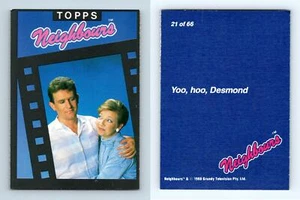 Yoo, Hoo, Desmond #21 Neighbours Series 1 Topps 1988 Trading Card - Picture 1 of 1