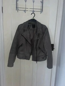 New Look Suede Jacket Size 12 - Picture 1 of 5