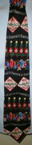 Tabasco Frohe Weihnachten Krawatte, hergestellt in den USA, 100 % Seide - Bild 1 von 4