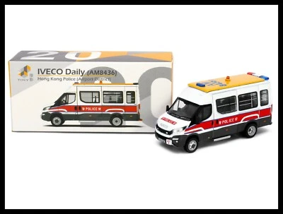 TINY 20 IVECO Daily ( AM8436 ) Hong Kong POLICE CAR ( Airport District ) 1/76 - Image 1 of 4