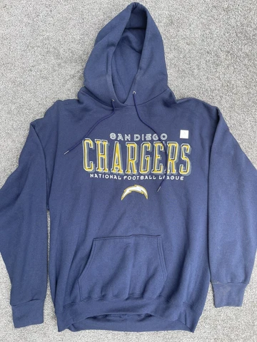 San Diego LA Chargers Vtg NFL winter Sports Sweater Shirt Hoodie jacket XL Cover