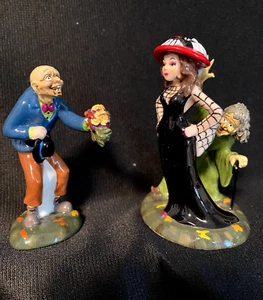 Made For Each Other Porcelain Figurine Set Of Two 2008 department 56 halloween - Picture 1 of 12