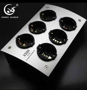 Original High-End Hifi XSSH Audio e-TP6O FI-E30 AC Verteiler 6 Schuko Steckdosen - Bild 1 von 6