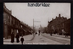 Glossop - High Street - postal fotográfica real - Imagen 1 de 1