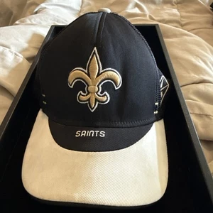 New Orleans Saints Reebok Fitted OSFA Trucker Unique Rare 3996 - Picture 1 of 14