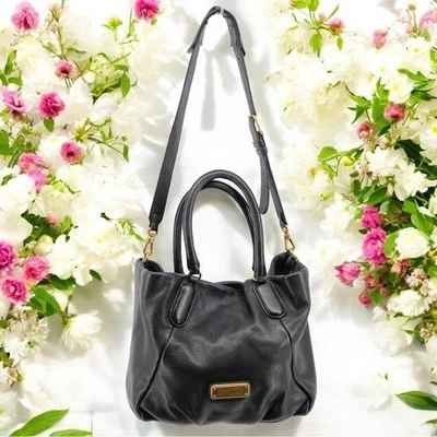Marc by Marc Jacobs Black Italian Leather Fran Hobo Shoulder Bag Purse Capsule - Image 1 of 4
