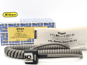 [Unused in Box] Nikon SC-24 TTL Remote Sync Cord Cable for Speedlight from Japan - Picture 1 of 17