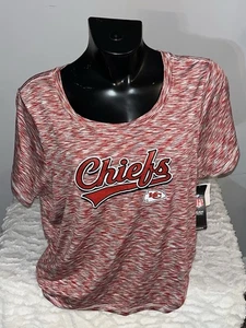 Kansas City Chiefs NFL New Era Performance Kurzarmshirt Damen XL Neu mit Etikett - Bild 1 von 2