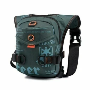 Men Tactical Hip Belt Pouch Waist Fanny Pack Nylon Drop Leg Bag TEAL - Picture 1 of 1