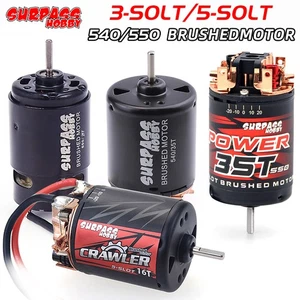 SURPASS HOBBY 5-Slot 3-Solt 540/550 Brushed Motor for 1/10 RC Car HSP TRAXXAS - Picture 1 of 44