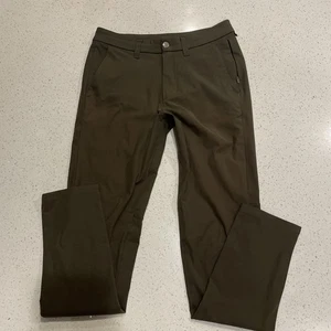 lululemon ABC Slim-Fit 5 Pocket Pant 28/31 Green - Picture 1 of 6