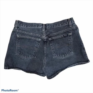 Vintage Guess Jeans Shorts Black Denim High Rise 90s Y2K Women's 31 - Picture 1 of 7