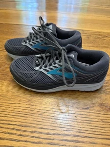 Brooks Addiction 13 Schuhe Herren Größe 8 Weite Schwarz Blau Athletisch Laufen Turnschuhe - Bild 1 von 9