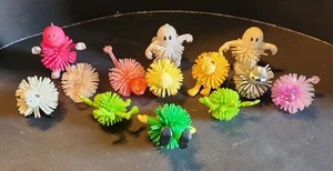 Alien, Folletto, Animal Figure Koosh Rubber Ball Spike Vintage - 13 figurine - Foto 1 di 5