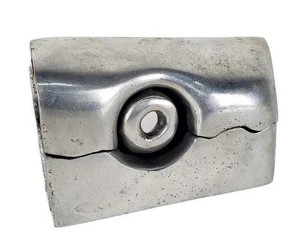 AHARON BEZALEL ALUMINIO FUNDIDO PUZZLE ESCULTURA - 4 X 6 X 2" -FIRMADA - MEJOR OFERTA - Imagen 1 de 5