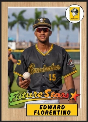 2025 爱德华·弗洛伦蒂诺未来明星新秀卡海盗顶级前景 — 第 1/2 张图片