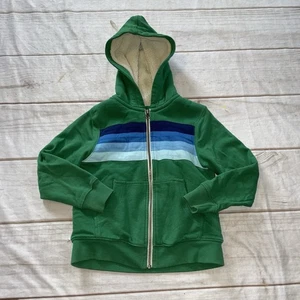 hanna andersson 110 Boys Green Hoodie  R2 - Picture 1 of 3