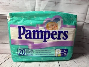 NEU/VERSIEGELT - Vintage 1999 Pampers Windeln - PREMIE P, Reborn CPK, bis zu 5 Pfund - Bild 1 von 3