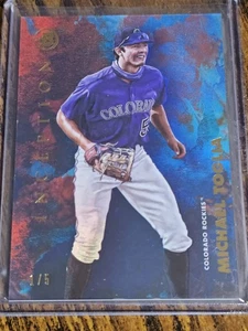 Michael Toglia 2021 Bowman Inception Prospect RC ROSSO Foil Parallel # 1/5 #83 SSP - Foto 1 di 1