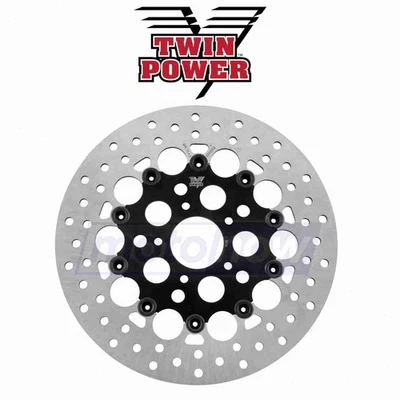 Twin Power Rear Floating Hole Rotor for 1999-2005 Harley Davidson FXDX Dyna eh Foto 1 de 4