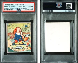Barratt Blancanieves 1940 y 7 enanos - estornudo - con saxofón Psa 4 - Imagen 1 de 1