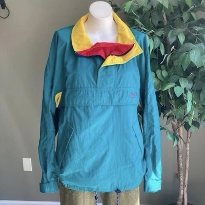 Timberland | Rompevientos Pullover Vintage Años 90 Y2K Colorblock Nylon Foto 1 de 4