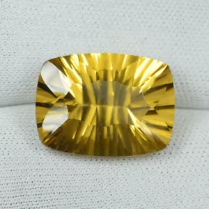 8,58 ct BESTE QUALITÄT - HONIGGELBER NATÜRLICHER CITRIN - Kissen konkav 9025 JB - Bild 1 von 2
