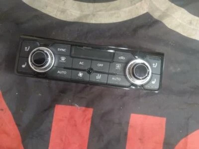 2011-2014 AUDI A8 A8L S8 - FRONT A/C HEATER CLIMATE CONTROL SWITCH PANEL OEM - Image 1 of 4