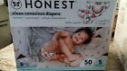 Honest Company Disposable Diapers Teal Tribal & Space Travel - Size 5 - 50 Count
