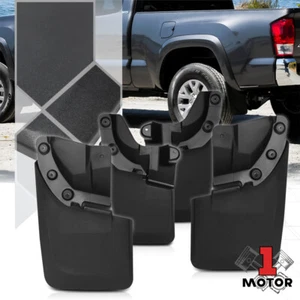 Set of 4 Matte Black ABS Wheel Mud Flaps Splash Guards for 16-18 Toyota Tacoma - Bild 1 von 6