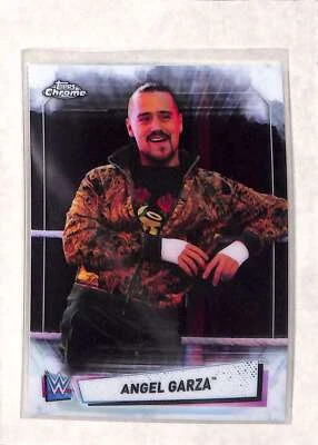 2021 Topps Chrome #5 Angel Garza  NM - Image 1 of 2