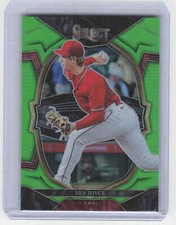 2023 Panini Select #77 Ben Joyce Neon Green Prizm #'d /75