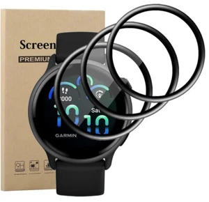 For Garmin Vivoactive 6 Watch Full Cover 3D Film Screen Protector - Picture 1 of 13