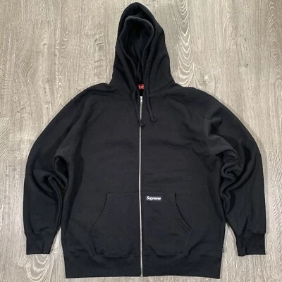 SUPREME Double Hood Facemask Full Zip Hooded FW22 BLACK, XXL - Image 1 of 4