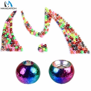 Maxcatch 25Pcs/lot Tungsten Fly Tying Beads Assortment Hook Nymph Head Ball Bead - Picture 1 of 25