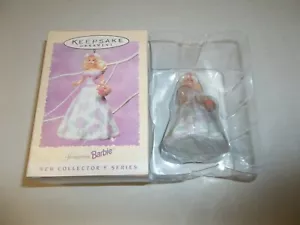1995 Hallmark Keepsake adorno primavera Barbie coleccionista primera de serie - Imagen 1 de 2