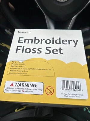 Inscraft 403 Pack Embroidery Floss set - 250 colors in stackable case - Image 1 of 3