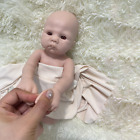 16 pouces poupée bébé reborn yeux ouverts non peinte en silicone intégral prototype sculpture d'artiste
