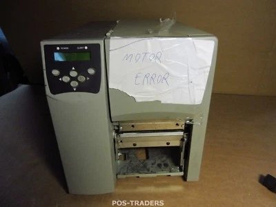 ZEBRA S4M S4M00-300E-0100T Thermo Label USB Labeldrucker Printer MOTOR ERROR - Bild 1 von 4