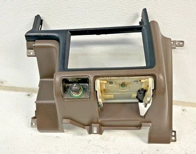 1990-1995 Toyota 4Runner пикап радио стерео нагреватель управления безель отделка коричневый желтовато-коричневый - Изображение 1 из 4