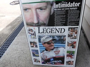 DALE EARNHARDT PLAQUE THE INTIMIDATOR THE LIFE OF A LEGEND - Picture 1 of 5