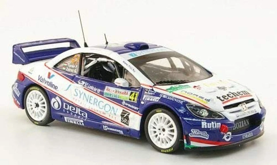 PEUGEOT 307 WRC #4 RALLY BULGARIA 2010 TURAN ZSIROS VELOCITÀ 43044 1/43 541 PCS - Immagine 1 di 1