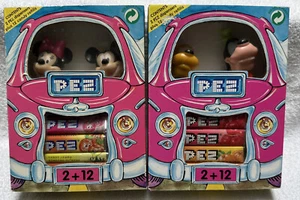 PEZ 2+12 MICKEY MINNIE GOOFY PLUTO Hungary Boxed Sets NEW Sealed BONBONS - Picture 1 of 16