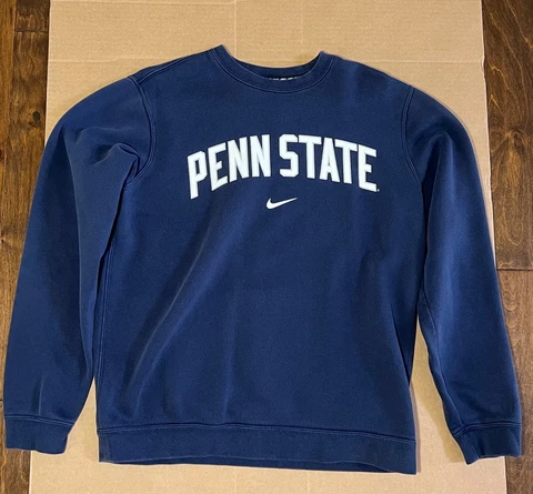 Vintage Nike Penn State Sweatshirt Mens Size Medium Nike Swoosh graphic logo Cover
