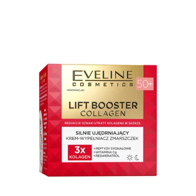 Eveline Lift Booster Collagen 50 + Stark straffende Faltenfüller creme - 50 ml - Bild 1 von 2